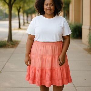 Overdrive Women's Coral Ombre Skirt
